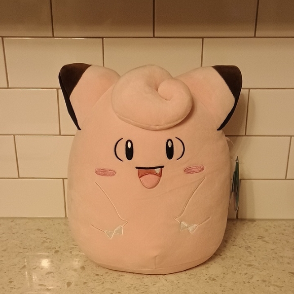 Squishmallows Other - NWT Pokemon Squishmallow- Pink Clefairy Plush